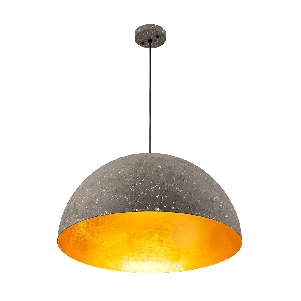 Industrial Oversized Large Metal Dome Pendant Light - Image 36