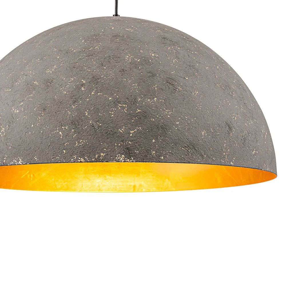 Industrial Oversized Large Metal Dome Pendant Light - Image 37