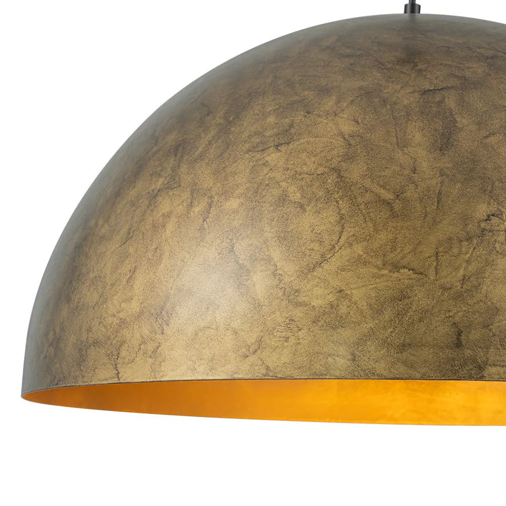 Industrial Oversized Large Metal Dome Pendant Light - Image 50
