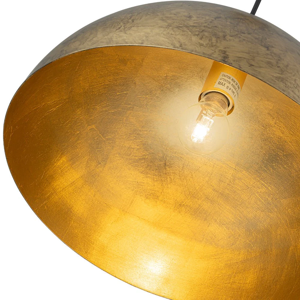 Industrial Oversized Large Metal Dome Pendant Light - Image 51