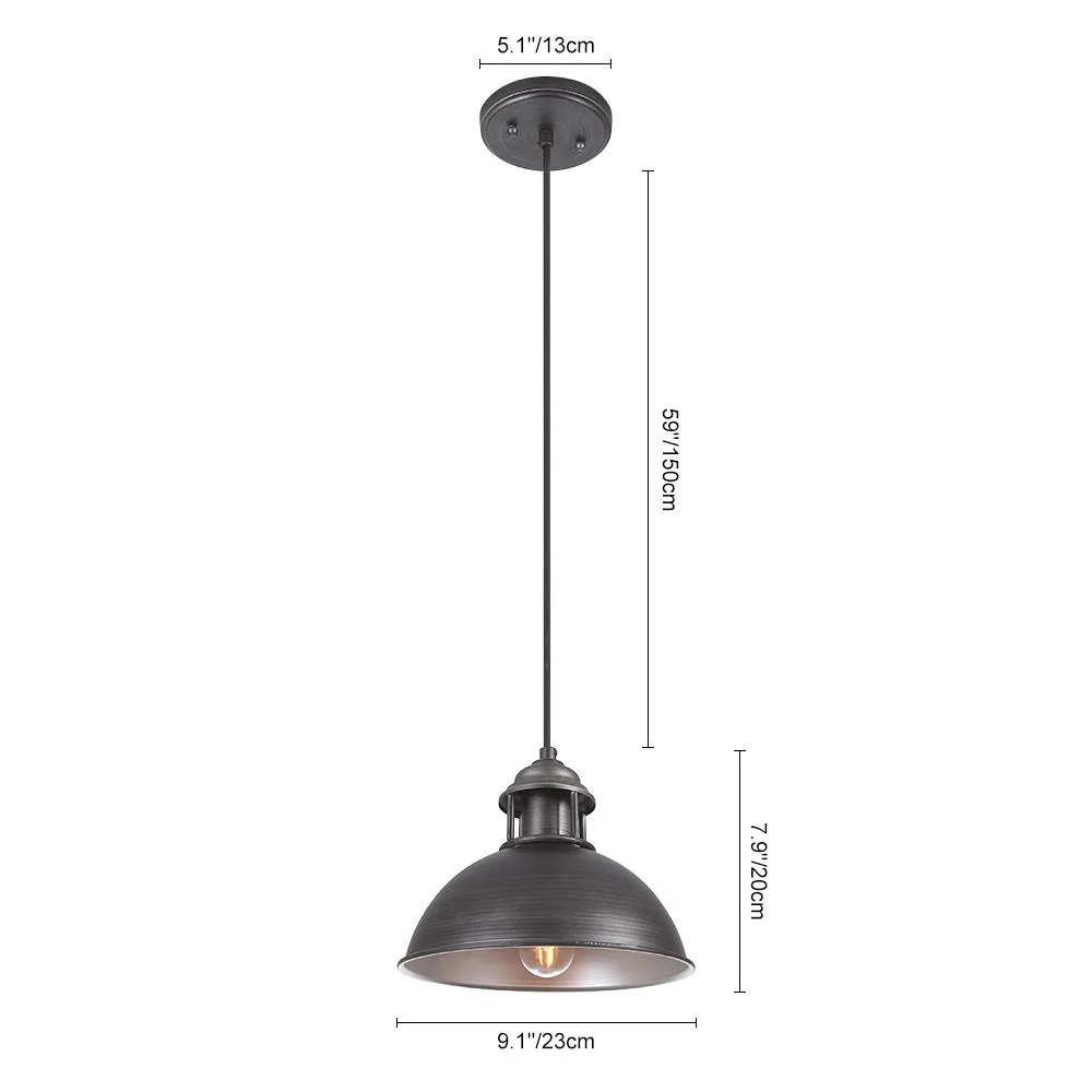 (OpenBox) Industrial Single Pot Lid Dome Pendant - Image 11