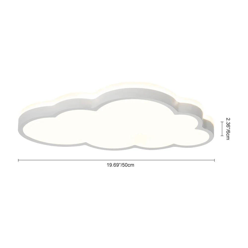 LED Cloud Light Fixture Dimmable Flush Mount for Kids - Image 11