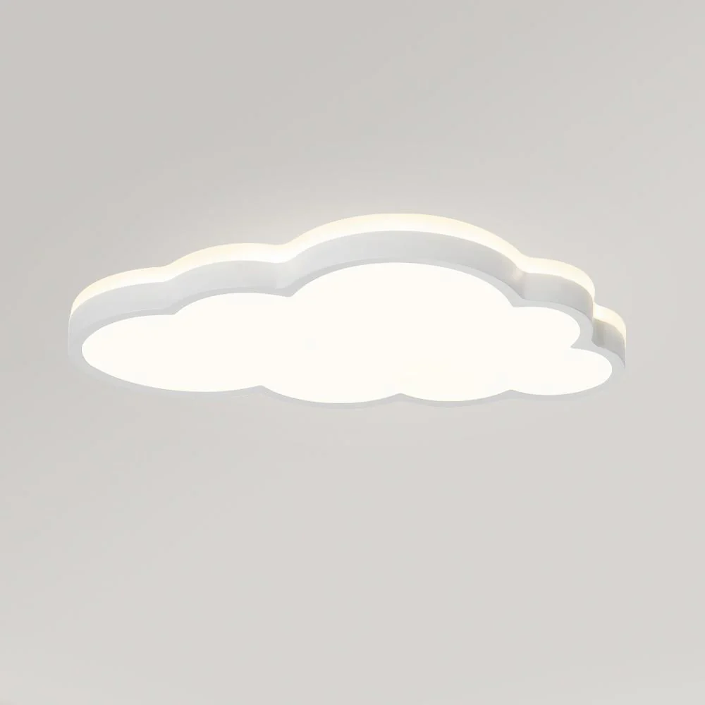 LED Cloud Light Fixture Dimmable Flush Mount for Kids - Image 5