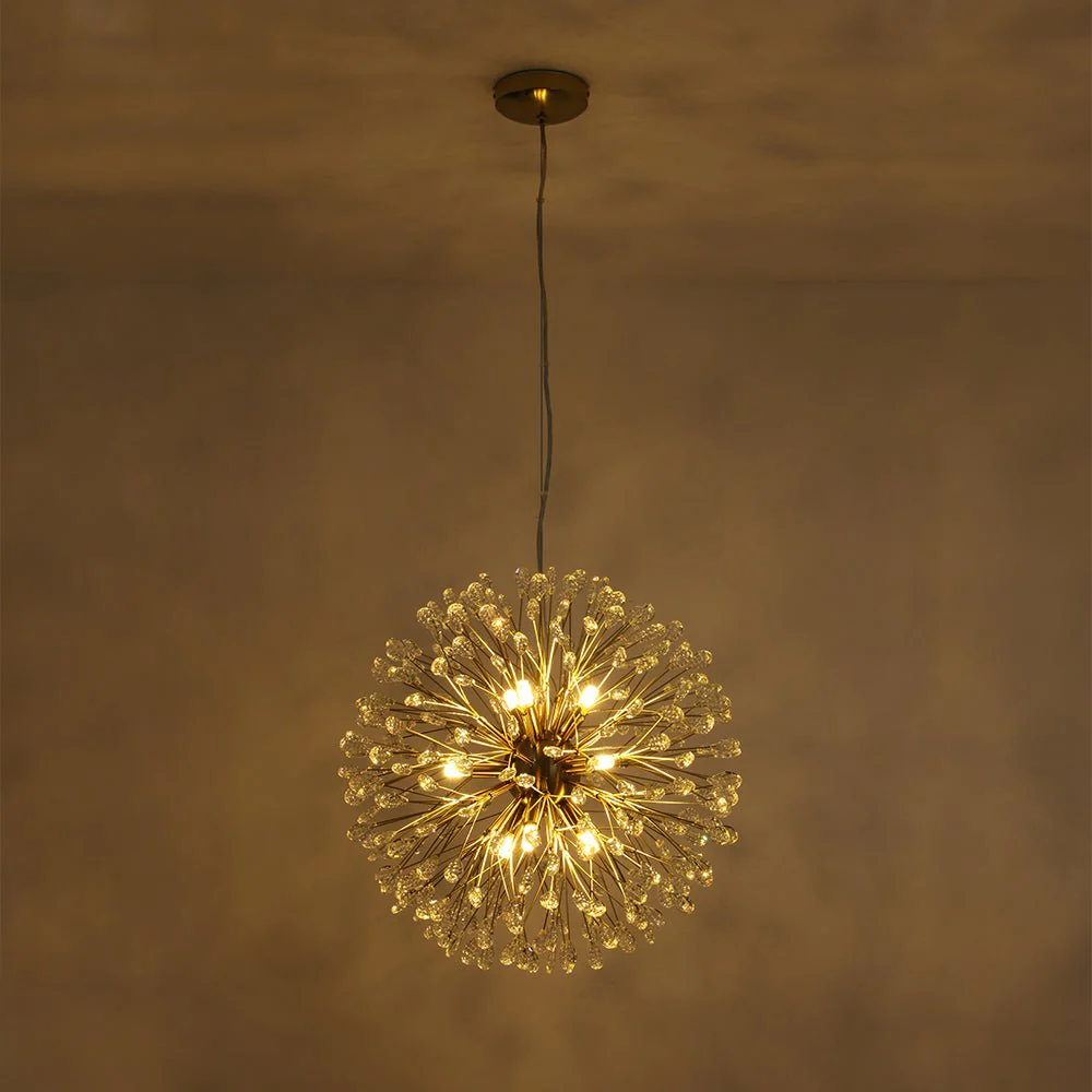 Luxury Bloom Dandelion Crystal Firework Chandelier - Image 10