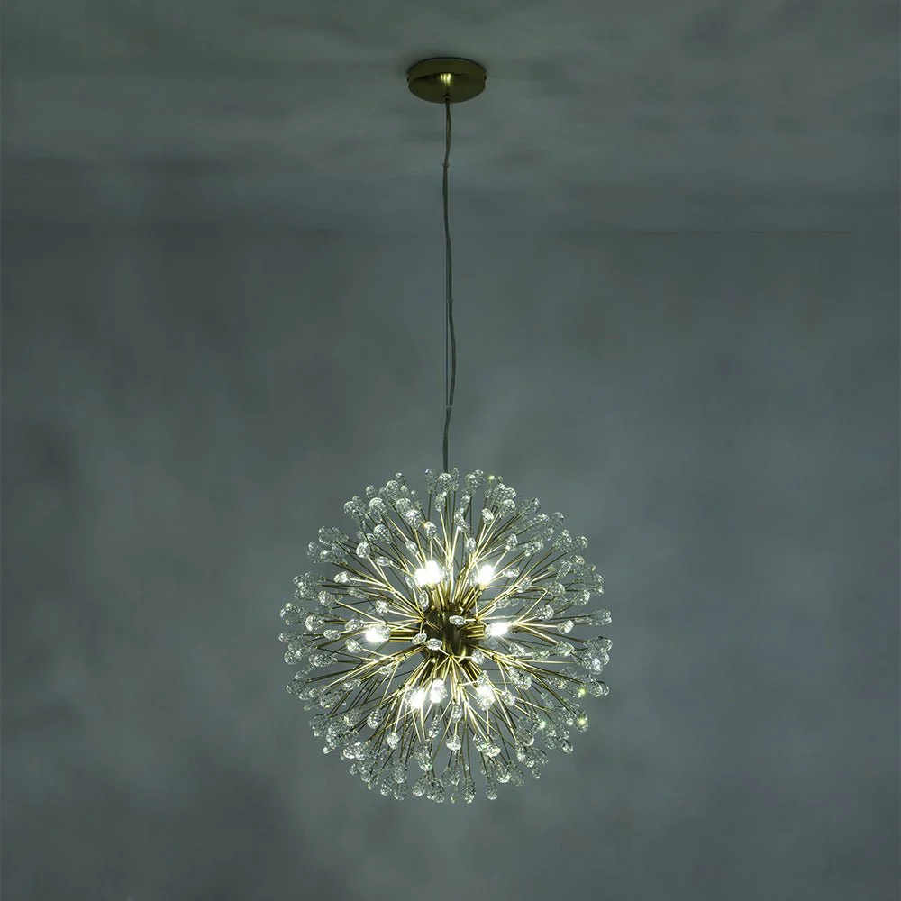 Luxury Bloom Dandelion Crystal Firework Chandelier - Image 11