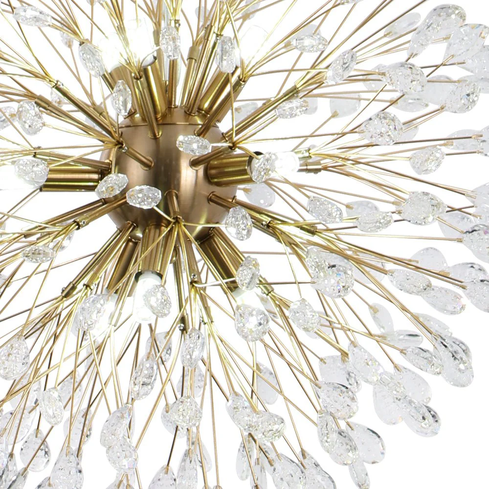 Luxury Bloom Dandelion Crystal Firework Chandelier - Image 14