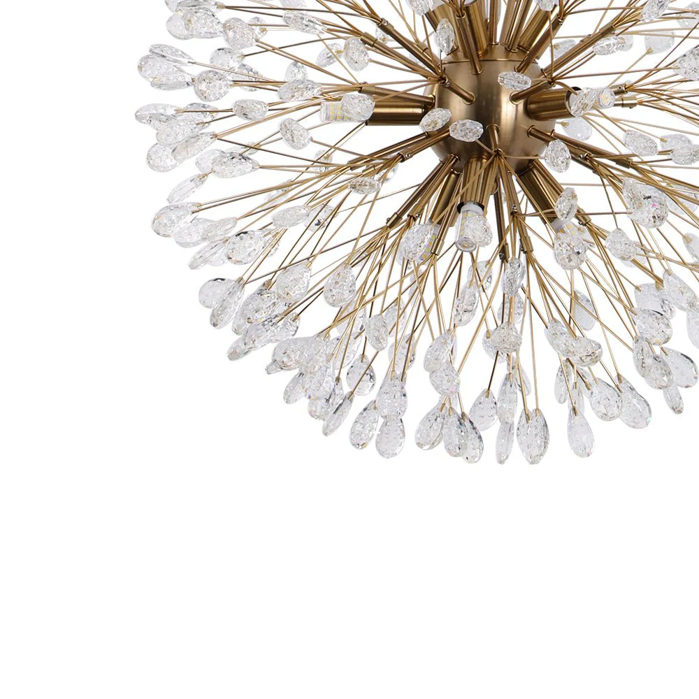 Luxury Bloom Dandelion Crystal Firework Chandelier - Image 15