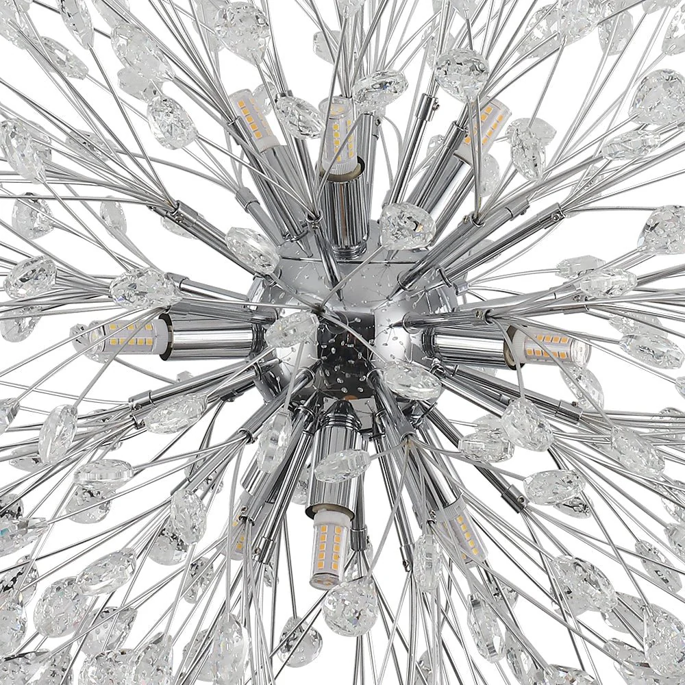 Luxury Bloom Dandelion Crystal Firework Chandelier - Image 23