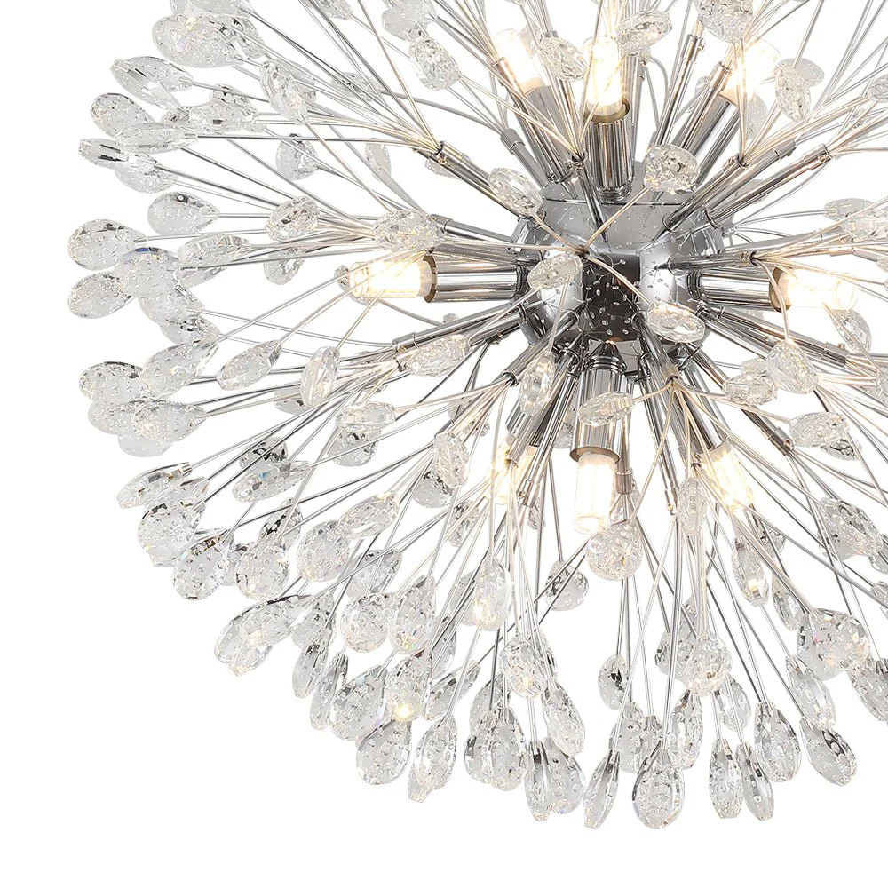 Luxury Bloom Dandelion Crystal Firework Chandelier - Image 24