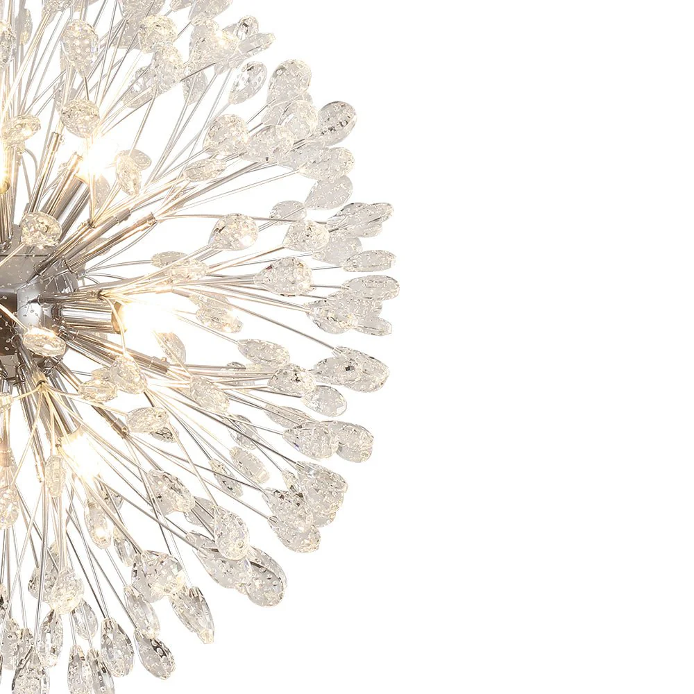 Luxury Bloom Dandelion Crystal Firework Chandelier - Image 25