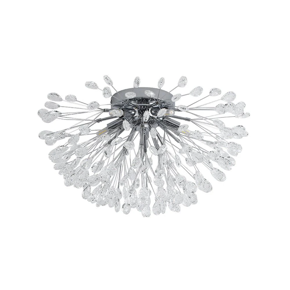 Luxury Bloom Dandelion Crystal Semi Flush Mount - Image 24