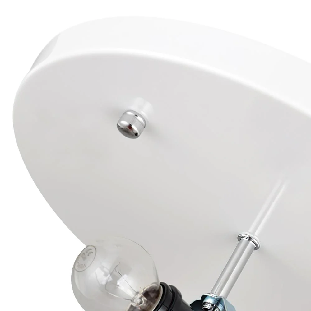 (OpenBox) Mid-Century Modern White Flush Mount Light - Image 12