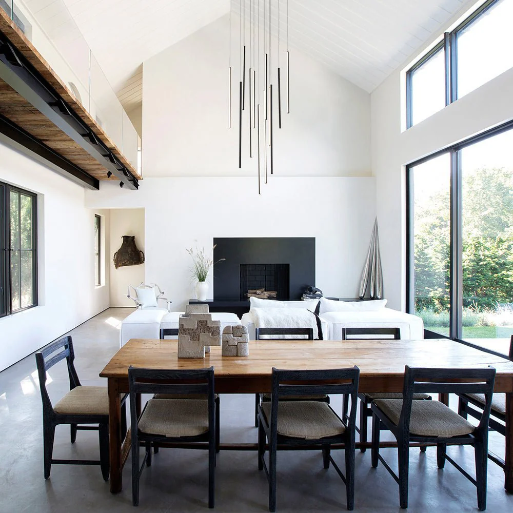 (OpenBox) Modern 12-Light Black Cluster Tube LED Pendant Light - Image 5