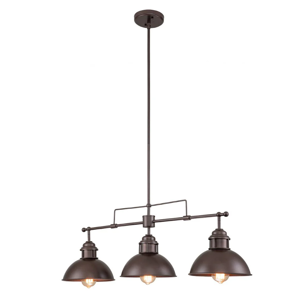 Modern Farmhouse 3-light Island Pot Lid Dome Pendant - Image 15
