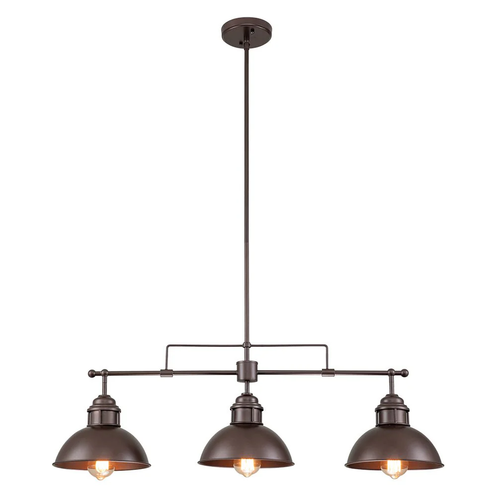 Modern Farmhouse 3-light Island Pot Lid Dome Pendant - Image 10