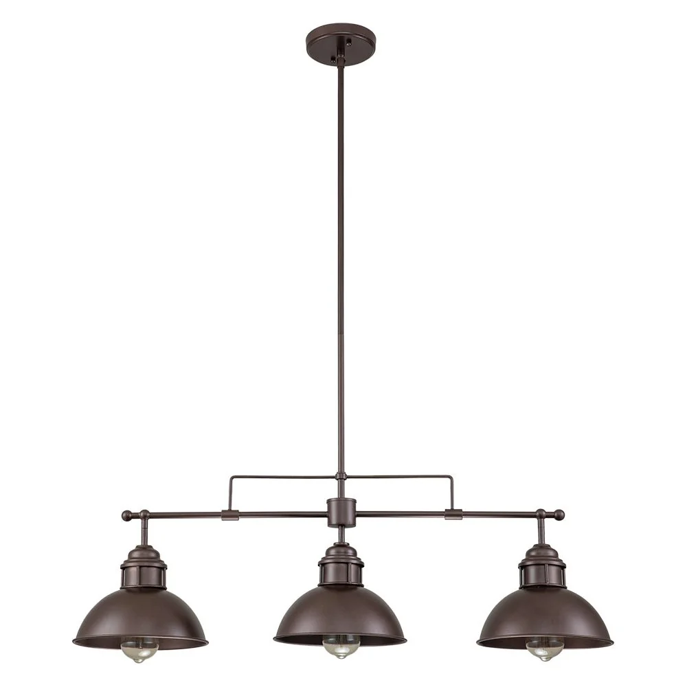 Modern Farmhouse 3-light Island Pot Lid Dome Pendant - Image 11