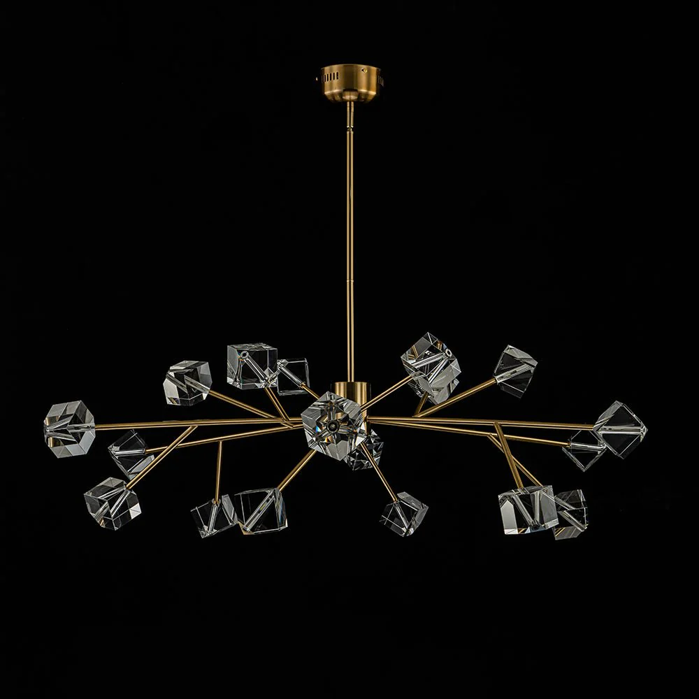 Modern Mid-century Glam Branch Crystal Sputnik Chandelier - Image 10