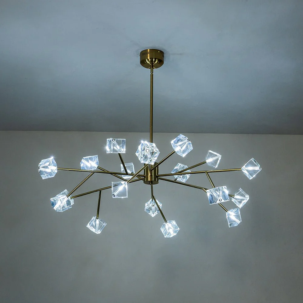 Modern Mid-century Glam Branch Crystal Sputnik Chandelier - Image 11
