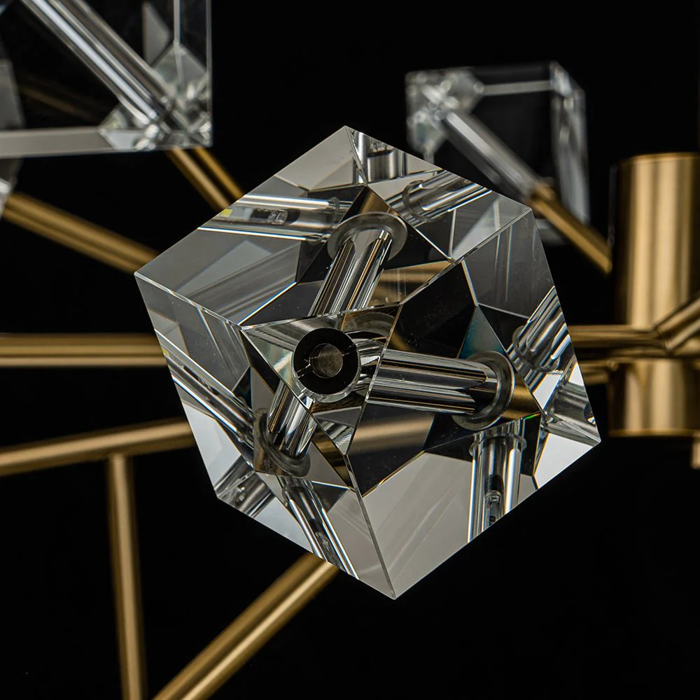 Modern Mid-century Glam Branch Crystal Sputnik Chandelier - Image 12