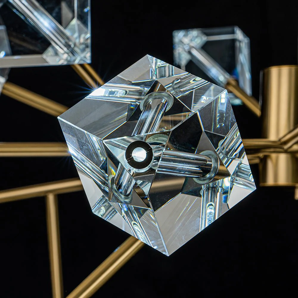 Modern Mid-century Glam Branch Crystal Sputnik Chandelier - Image 13
