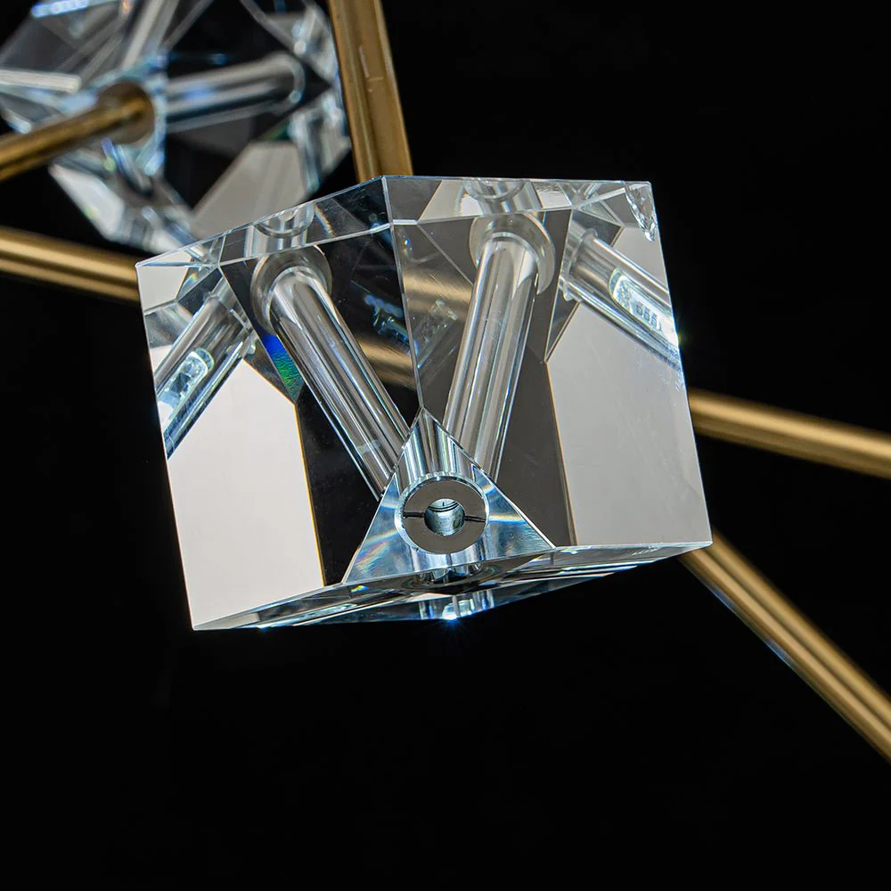 Modern Mid-century Glam Branch Crystal Sputnik Chandelier - Image 14