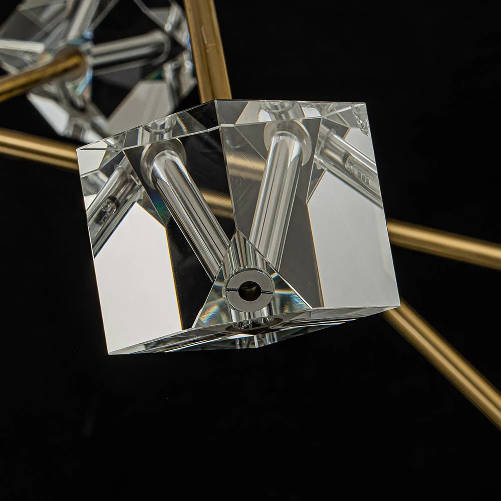 Modern Mid-century Glam Branch Crystal Sputnik Chandelier - Image 15