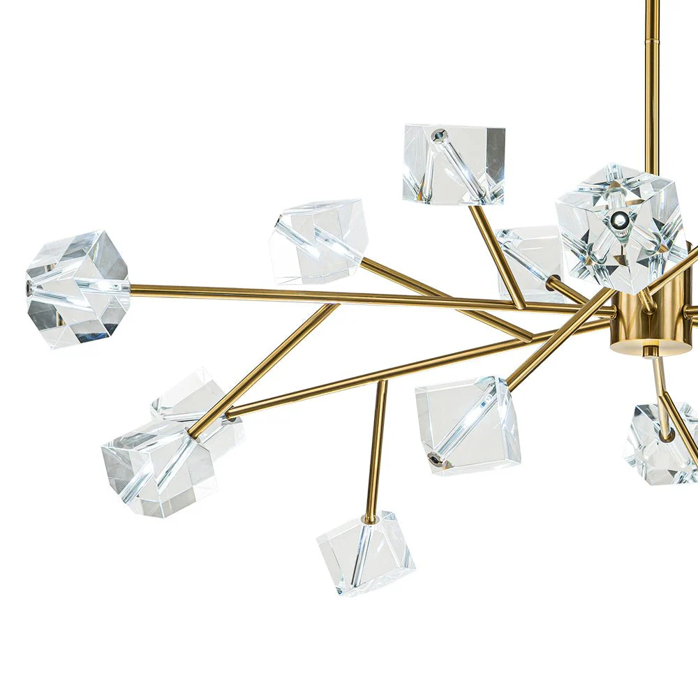 Modern Mid-century Glam Branch Crystal Sputnik Chandelier - Image 16