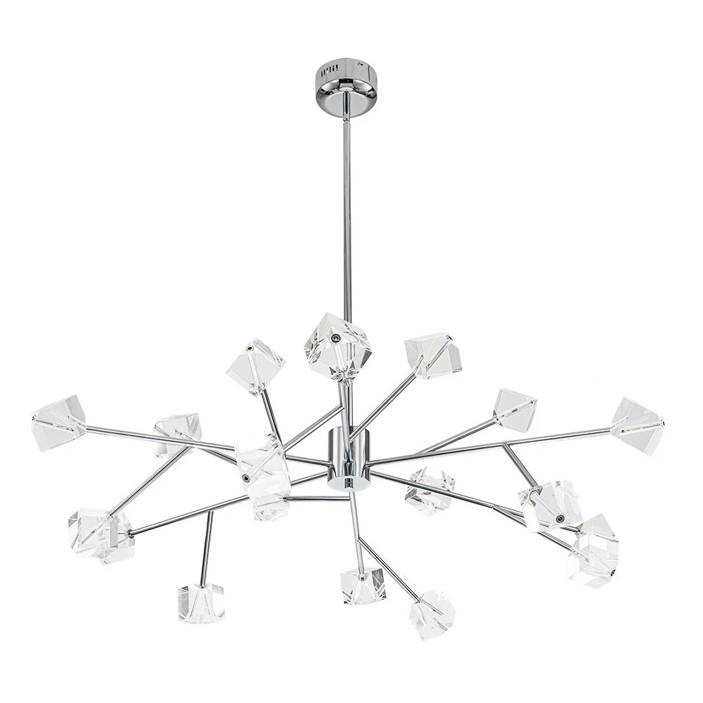 Modern Mid-century Glam Branch Crystal Sputnik Chandelier - Image 22
