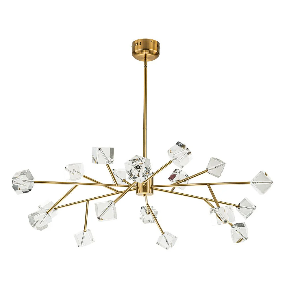 Modern Mid-century Glam Branch Crystal Sputnik Chandelier - Image 8