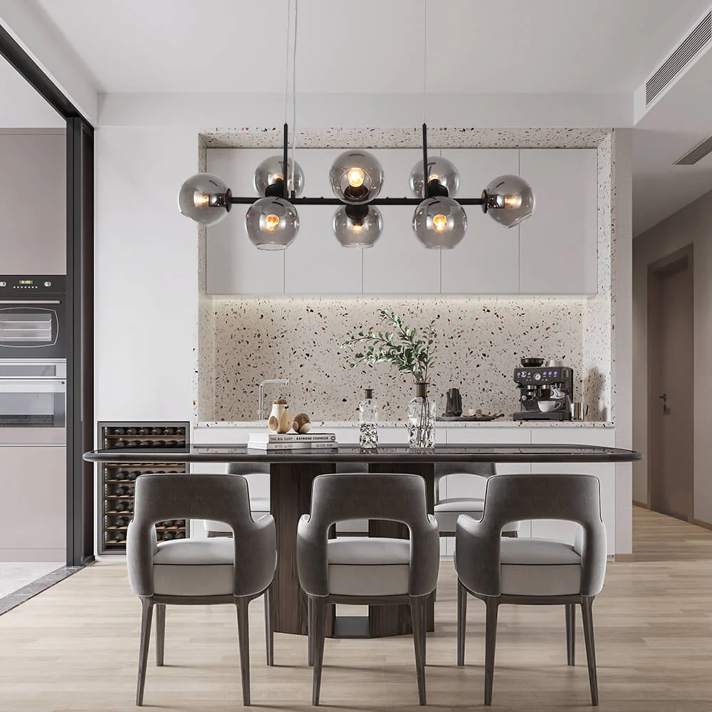 Modern Mid-Century Globe Kitchen Island Pendant Light - Image 4