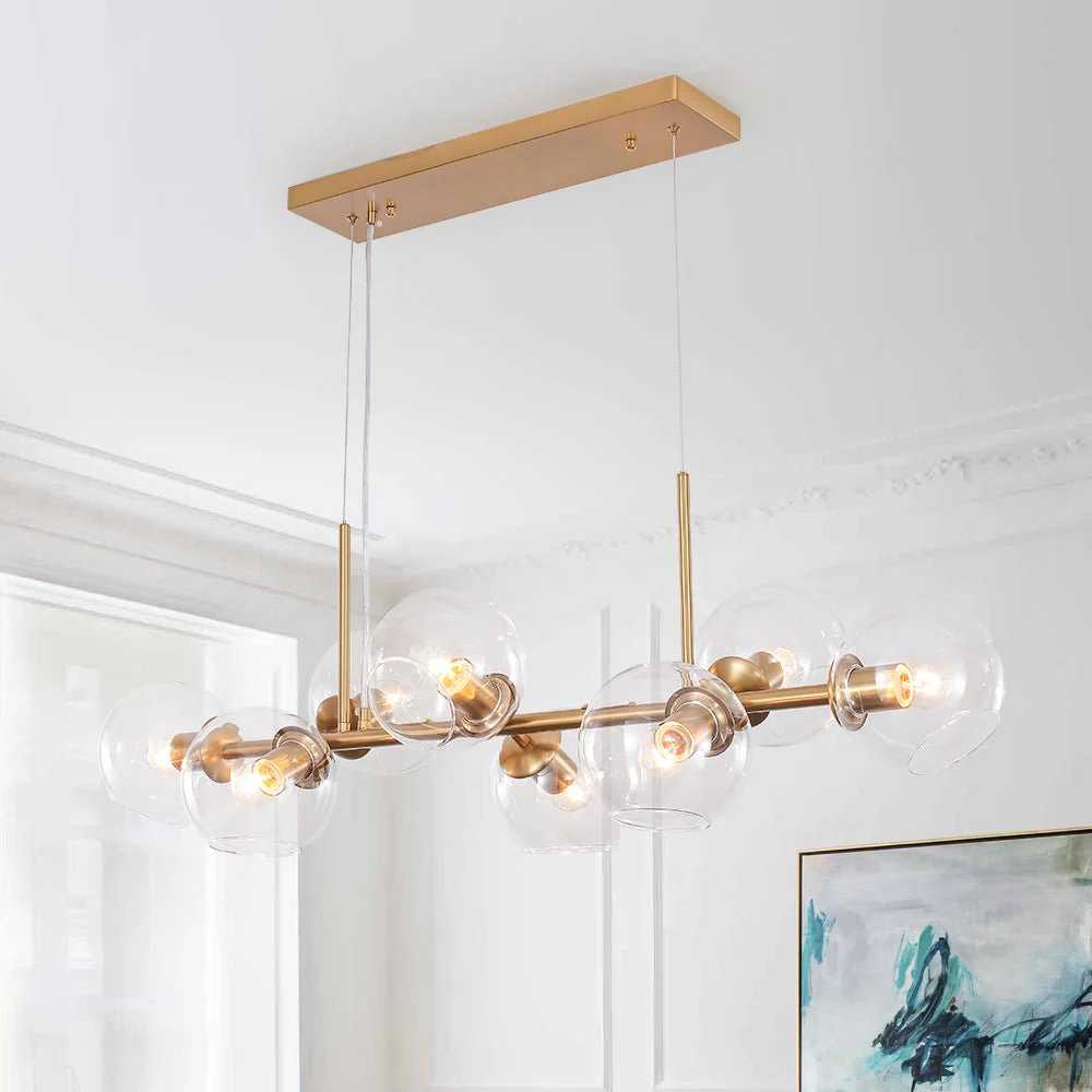 Modern Mid-Century Globe Kitchen Island Pendant Light - Image 5