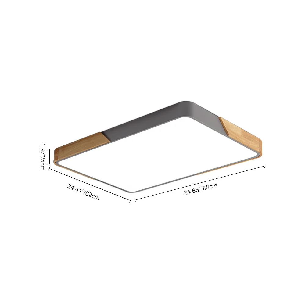 (OpenBox) Rectangle LED Flush Mount Light - Image 16