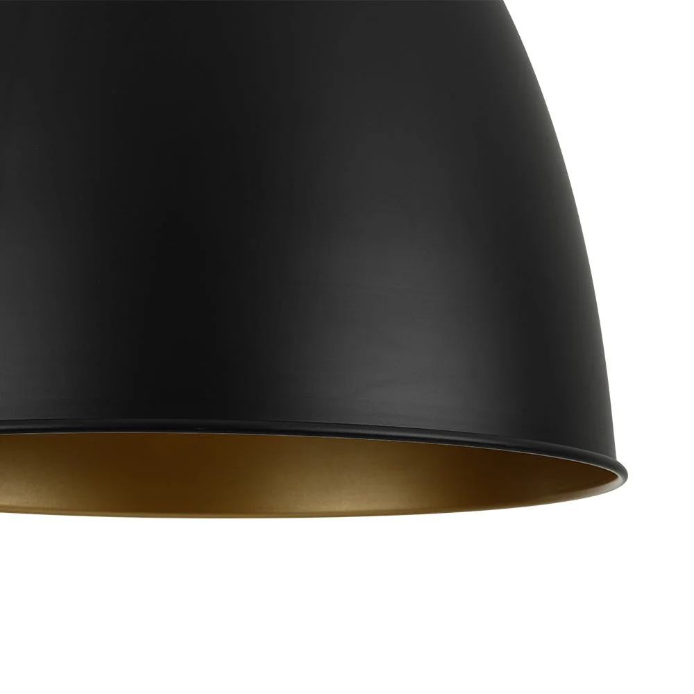 (OpenBox) Vintage Luxe Farmhouse Large Iron Bell Pendant Light - Image 12