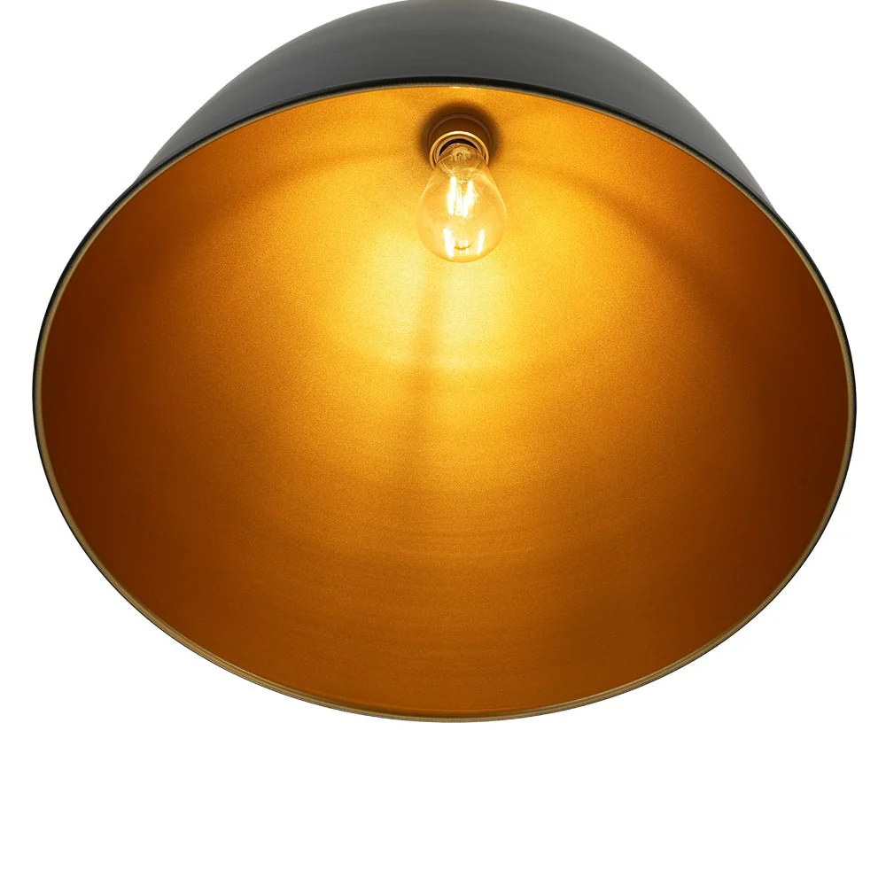 (OpenBox) Vintage Luxe Farmhouse Large Iron Bell Pendant Light - Image 14