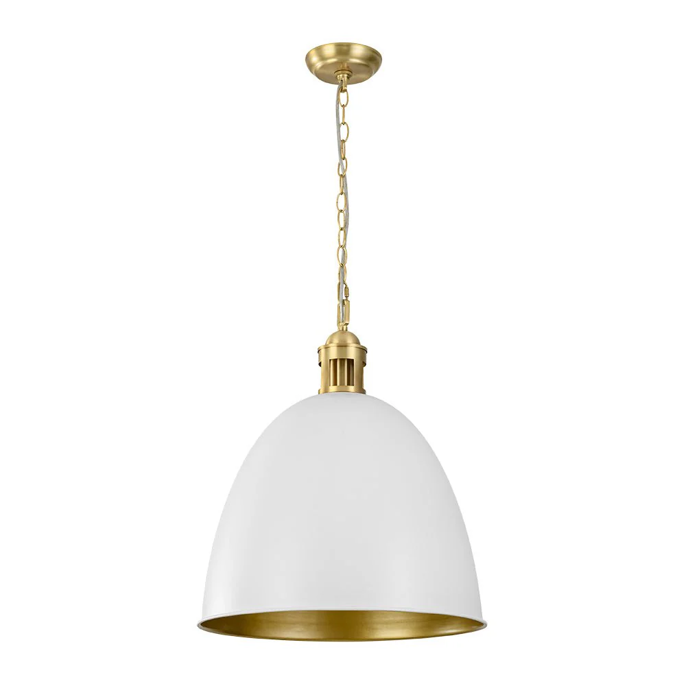 (OpenBox) Vintage Luxe Farmhouse Large Iron Bell Pendant Light - Image 16
