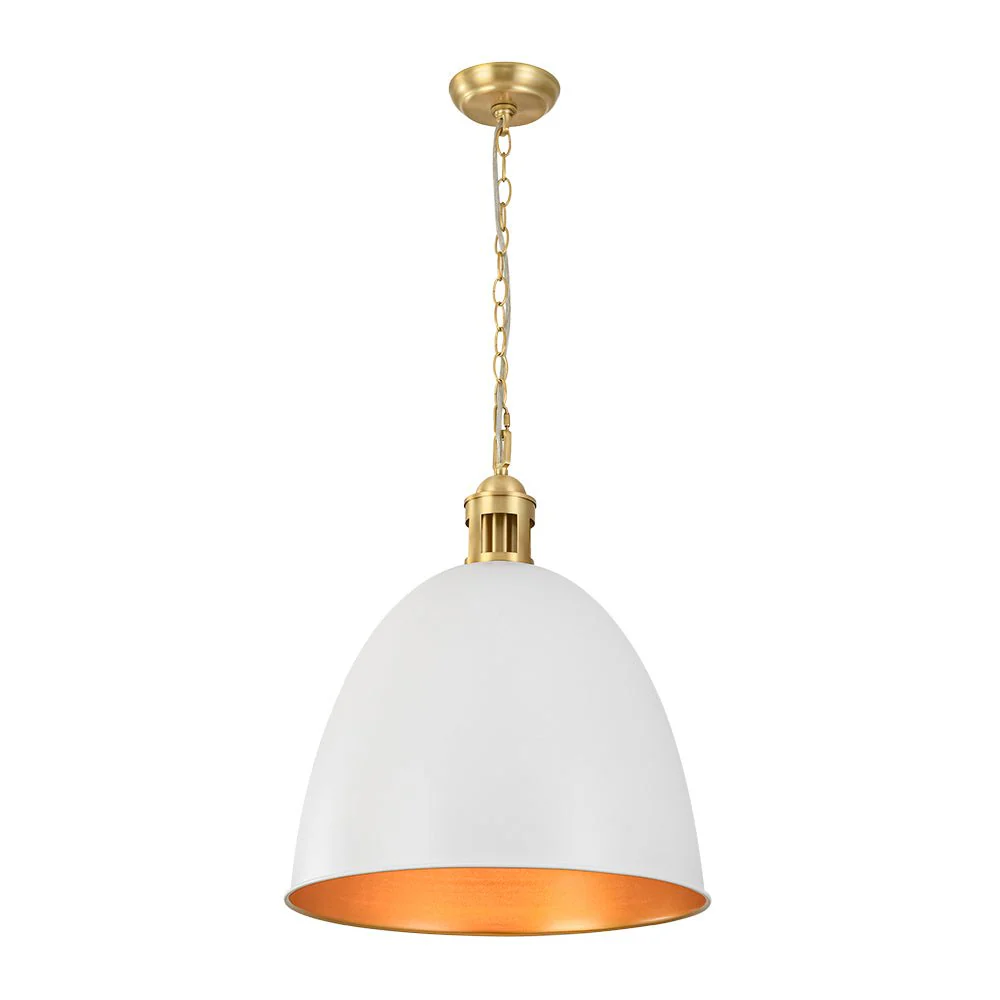 (OpenBox) Vintage Luxe Farmhouse Large Iron Bell Pendant Light - Image 17
