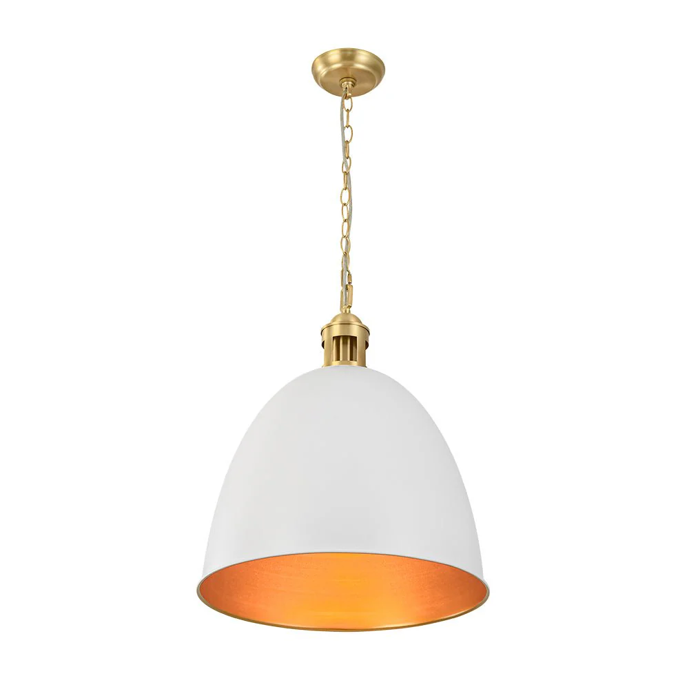 (OpenBox) Vintage Luxe Farmhouse Large Iron Bell Pendant Light - Image 18