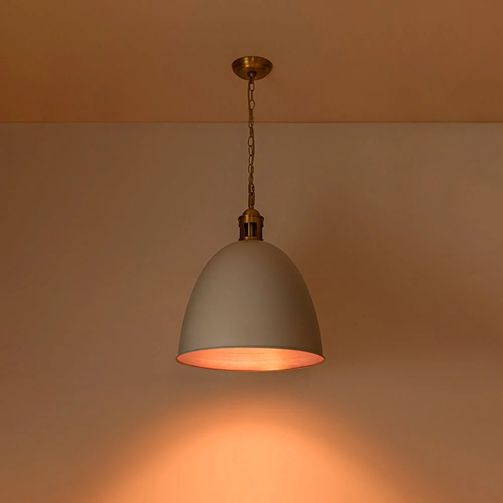 (OpenBox) Vintage Luxe Farmhouse Large Iron Bell Pendant Light - Image 19
