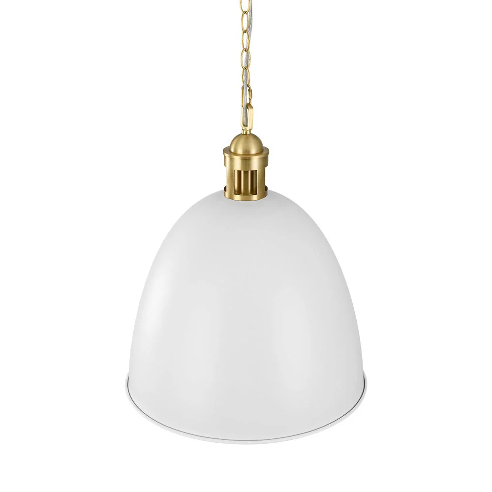 (OpenBox) Vintage Luxe Farmhouse Large Iron Bell Pendant Light - Image 20
