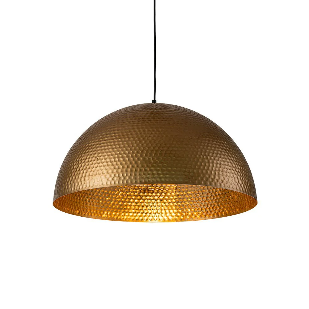 (OpenBox) Vintage Luxe Oversized Hammered Dome Pendant - Image 6