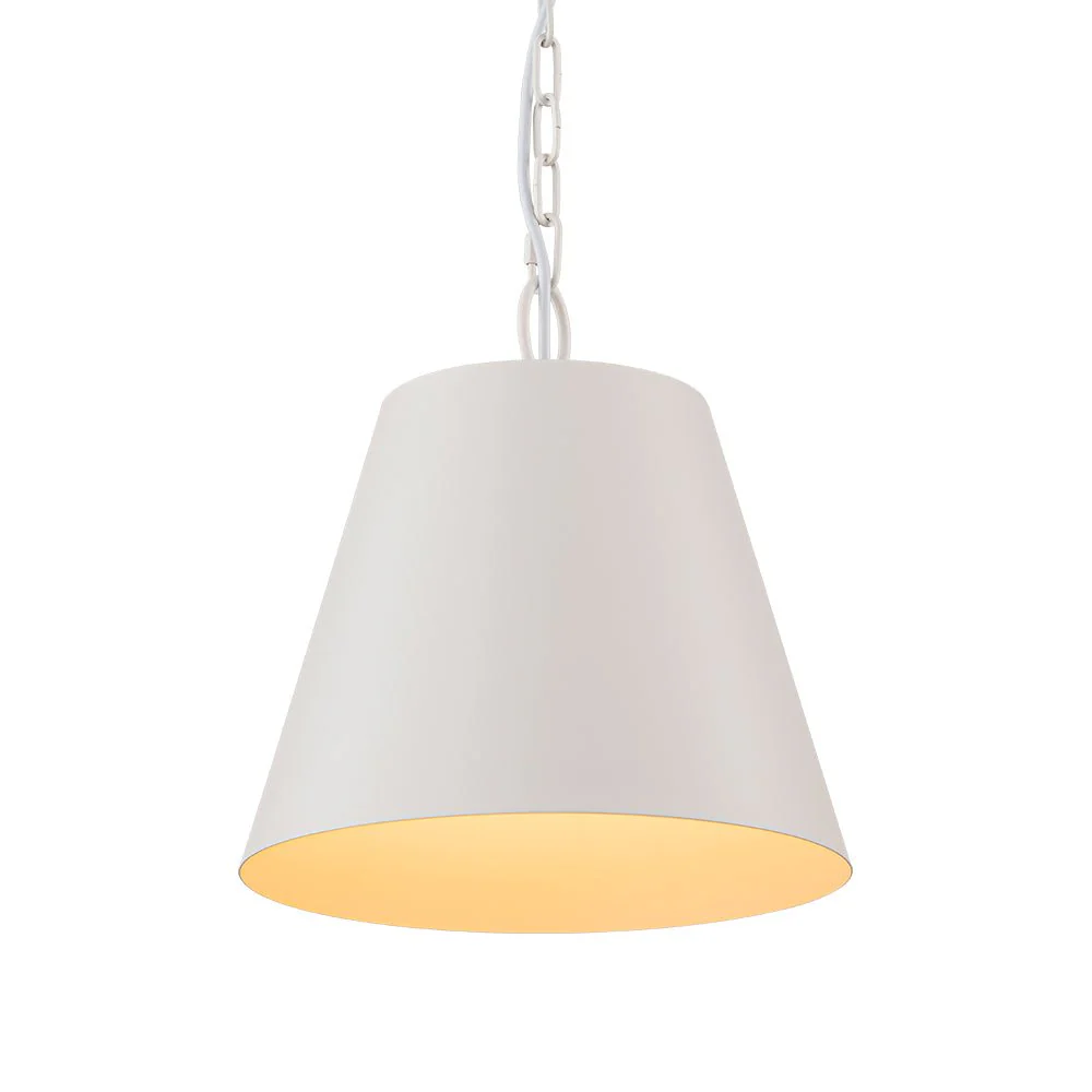Scandinavian 1-Light Geometric White Kitchen Pendant Light - Image 15