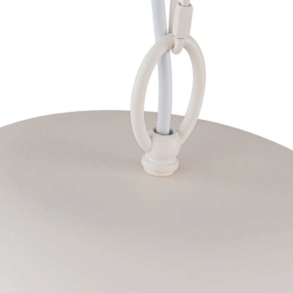 Scandinavian 1-Light Geometric White Kitchen Pendant Light - Image 19