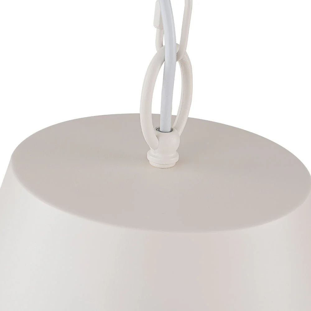 Scandinavian 1-Light Geometric White Kitchen Pendant Light - Image 20