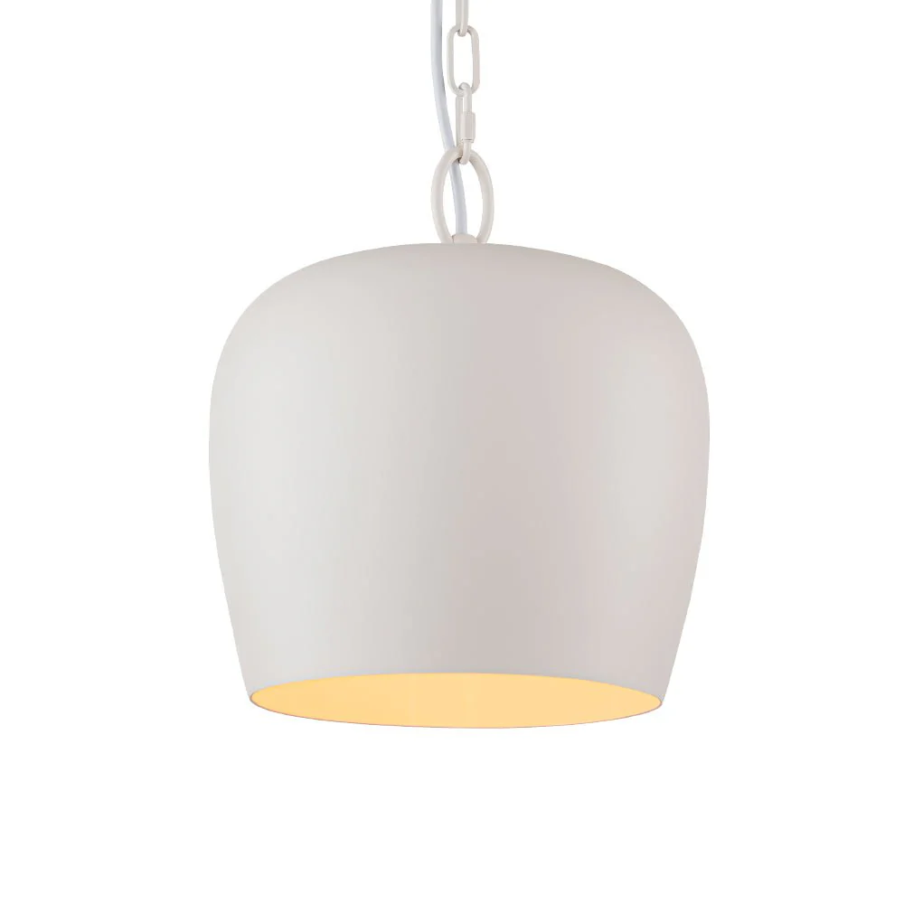 Scandinavian 1-Light Geometric White Kitchen Pendant Light - Image 24