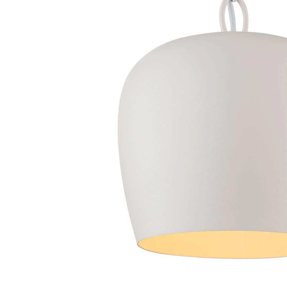 Scandinavian 1-Light Geometric White Kitchen Pendant Light - Image 27