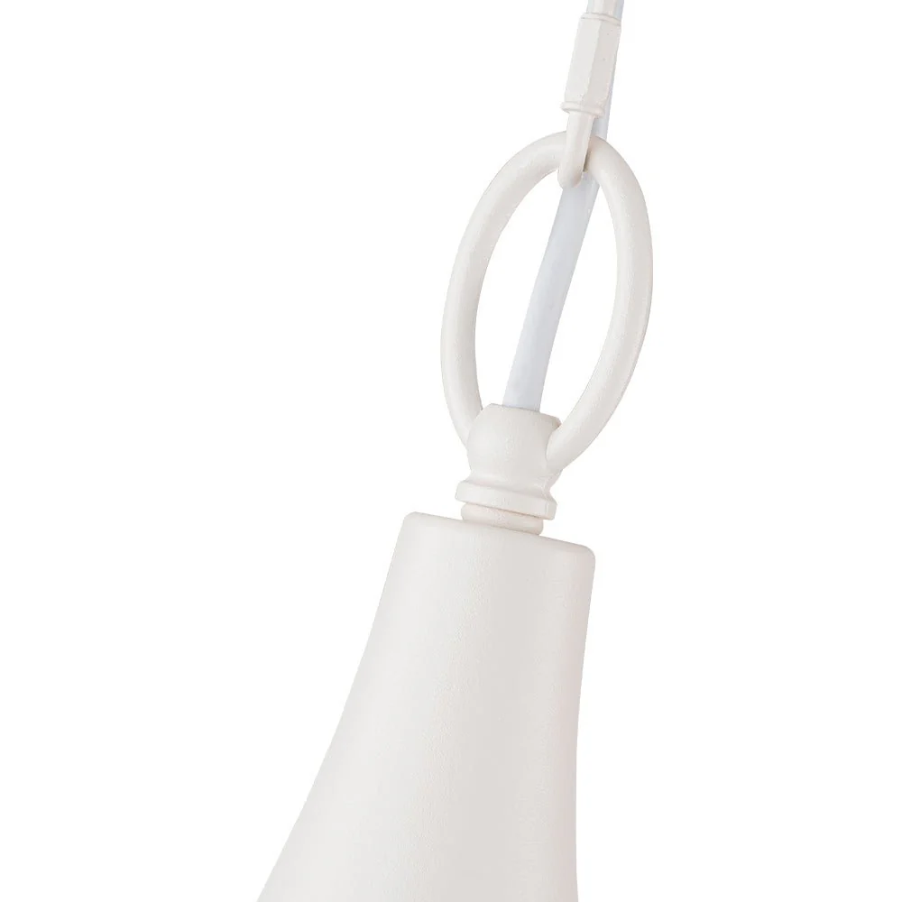 Scandinavian 1-Light Geometric White Kitchen Pendant Light - Image 31