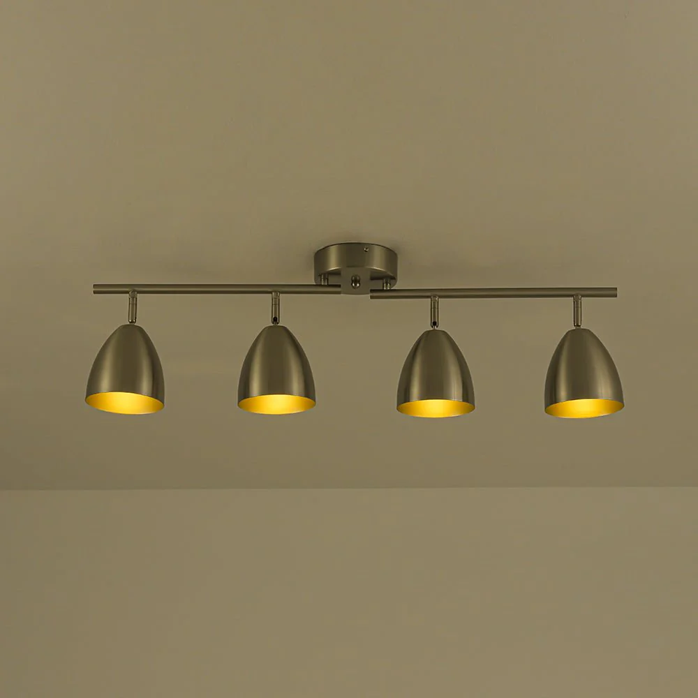 Scandinavian 4-Light Adjustable Spotlight Island Linear Track Light - Image 14