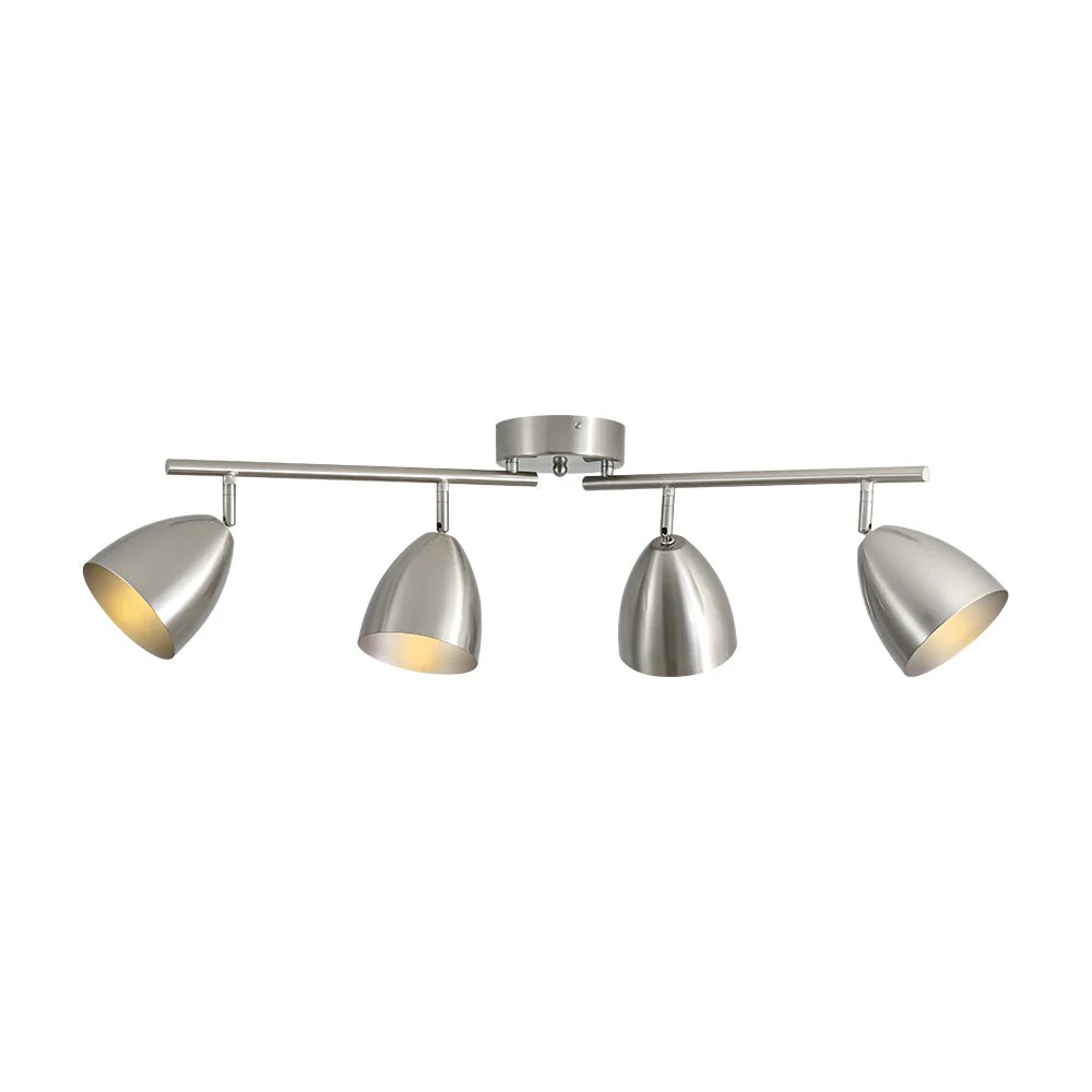 Scandinavian 4-Light Adjustable Spotlight Island Linear Track Light - Image 4