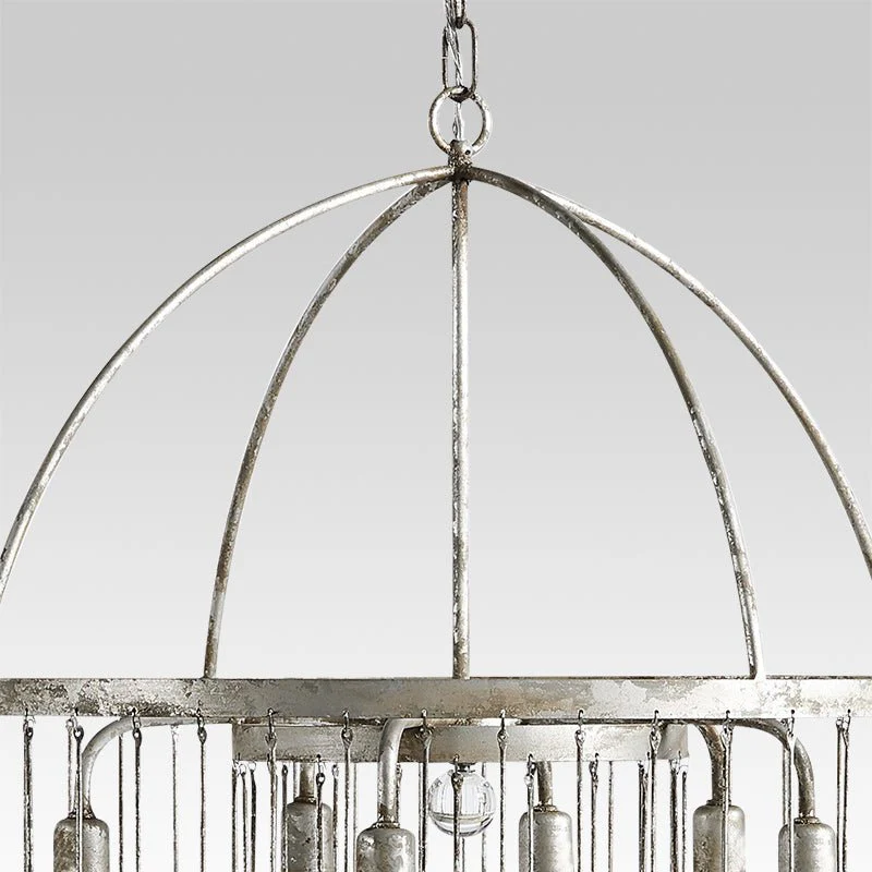Shabby Chic Crystal Raindrop Chandelier - Image 8