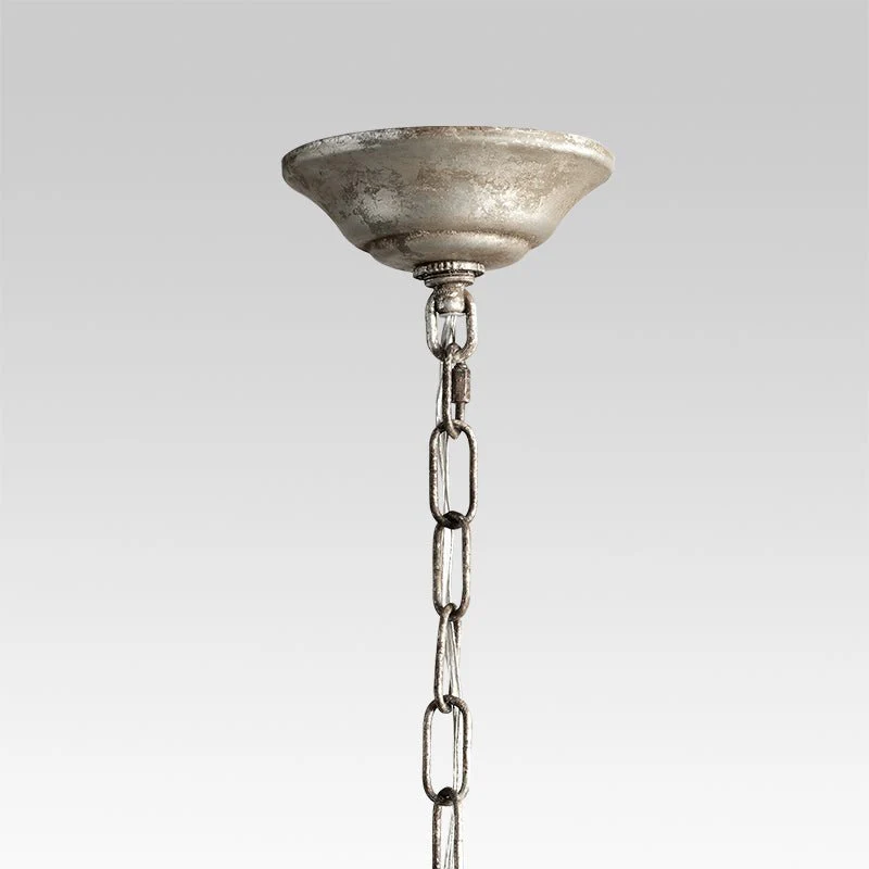 Shabby Chic Crystal Raindrop Chandelier - Image 9
